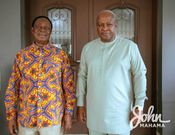 John Mahama and Kwabena Duffuor