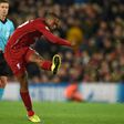 Liverpool and England striker Daniel Sturridge in action against Red Star Belgrade in the Champions League.