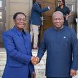 Dr Kwabena Duffuor and John Mahama