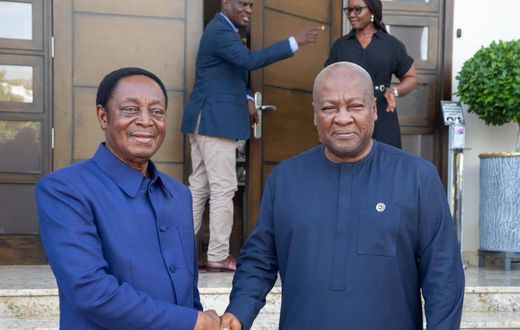 Dr Kwabena Duffuor and John Mahama
