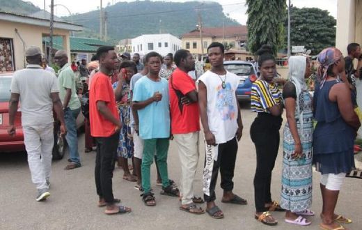 ECG customers (File photo)
