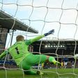 Everton goalkeeper Jordan Pickford saved a penalty from Luka Milivojevic during a 2-0 win over Crystal Palace