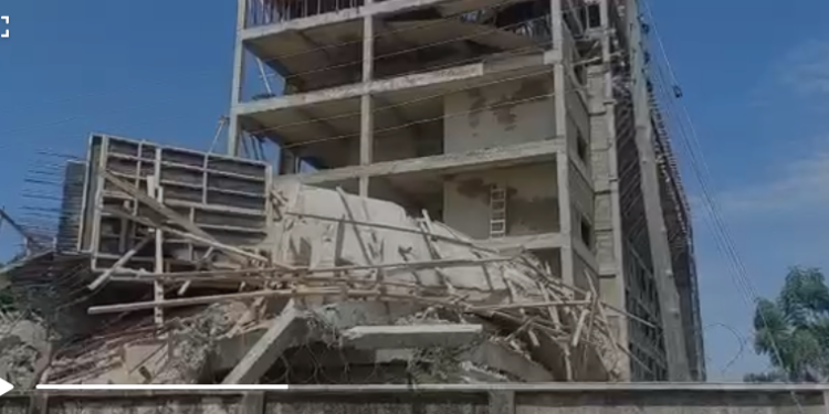UDS building collapses