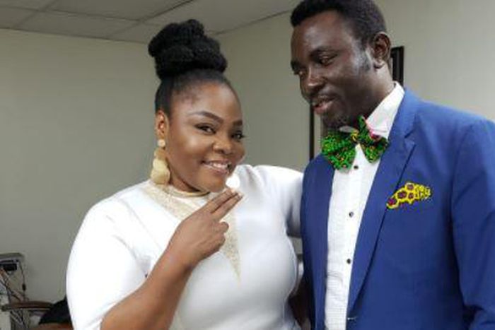 Celestine Donkor and husband