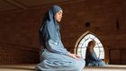 A Muslim woman during prayer time [Image Credit: Thirdman]