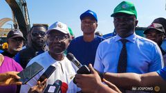 Finance and Agriculture ministers in shot