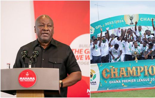 John Mahama: NDC government will pay stipends to Ghana Premier League players