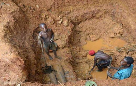 Dozens of gold miners trapped in pit collapse after heavy rainfall