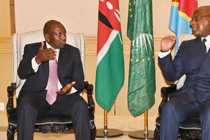 President of Kenya William Ruto and President of DRC Felix Tshisekedi