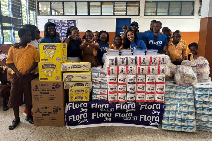 Flora Cares brightens Dzorwulu Special School's day
