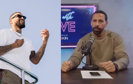 Kevin-Prince Boateng preaches to Rio Ferdinand after getting baptized