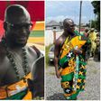 Stephen Appiah shows up at Asantehene’s historic visit to Ga Mantse in regal outfit