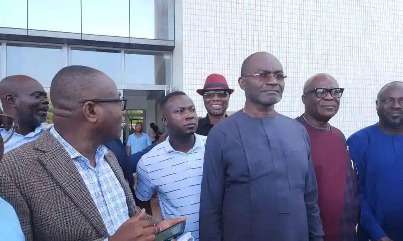 Video: Kwesi Nyantakyi escorts Ken Agyapong to file nomination for NPP flagbearership