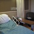 A hospital bed