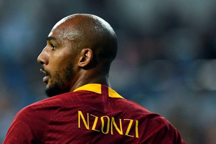 World Cup winner Steven Nzonzi scored his first goal for Roma.