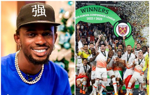 West Ham use Black Sherif’s ‘Konongo Zongo’ to celebrate Conference League trophy