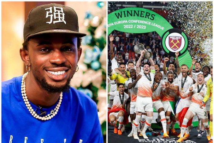 West Ham use Black Sherif’s ‘Konongo Zongo’ to celebrate Conference League trophy