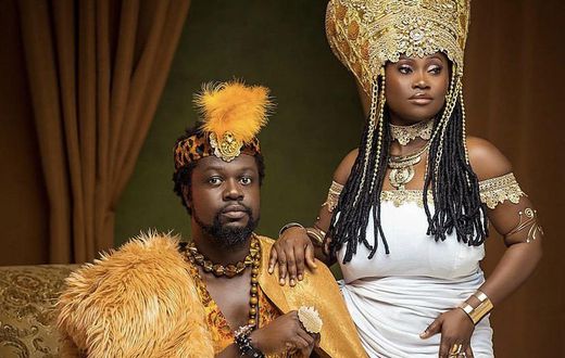 Eddie Nartey weds Cathie