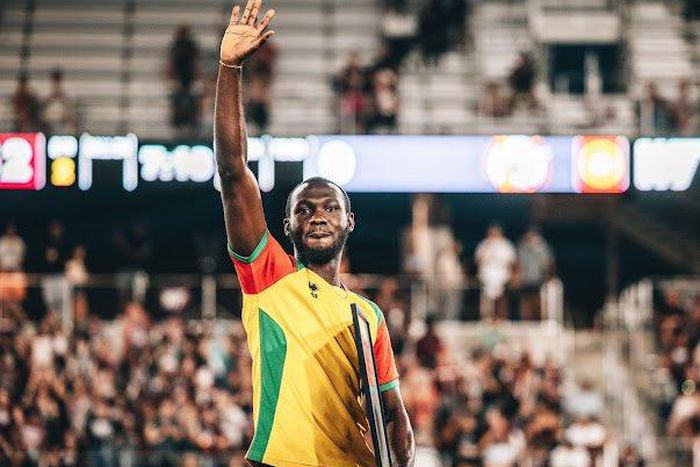 Benjamin Azamati is Ghana's national 100m record holder