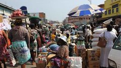 The Adabraka Market in Ghana