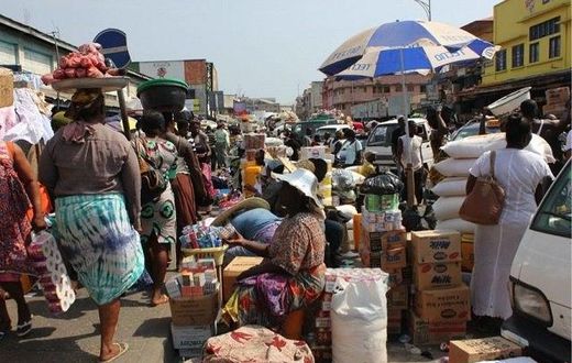 The Adabraka Market in Ghana