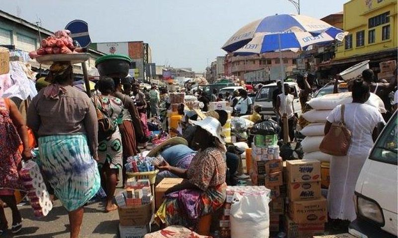 The Adabraka Market in Ghana