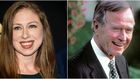 chelsea clinton george h.w. bush extra wide