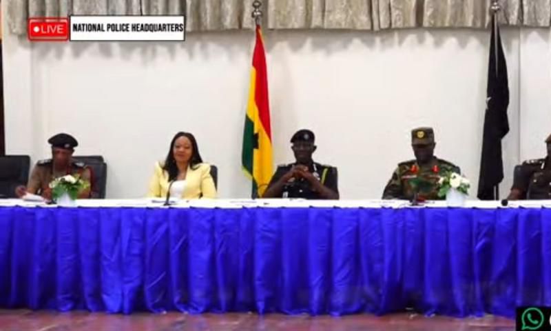 The Chairperson of the Electoral Commission applauds Dampare’s effective leadership of the national election security task force.
