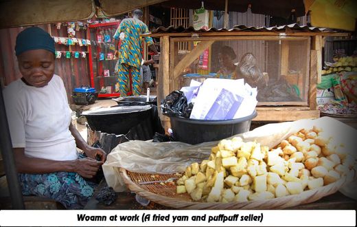 Fried Yam Seller