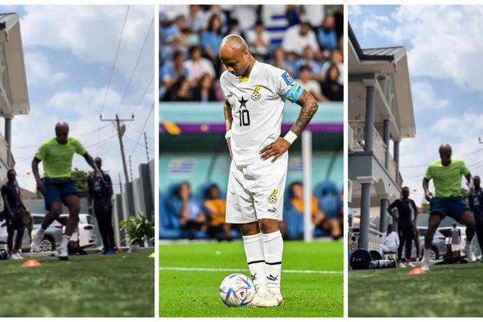 Andre Ayew steps up individual training after Black Stars snub (Video)