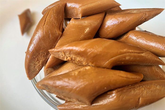 Condensed milk toffee