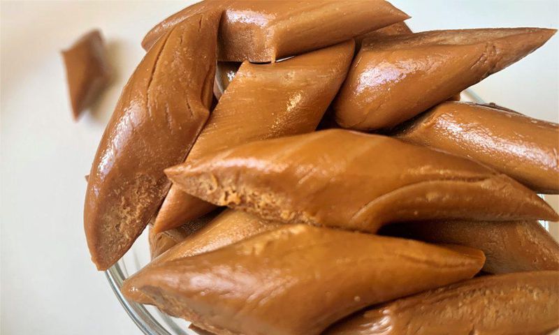 Condensed milk toffee