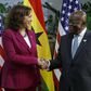 Kamala Harris and President Akufo-Addo