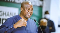 John Mahama promises to build new Black Stars dominated by home-grown players