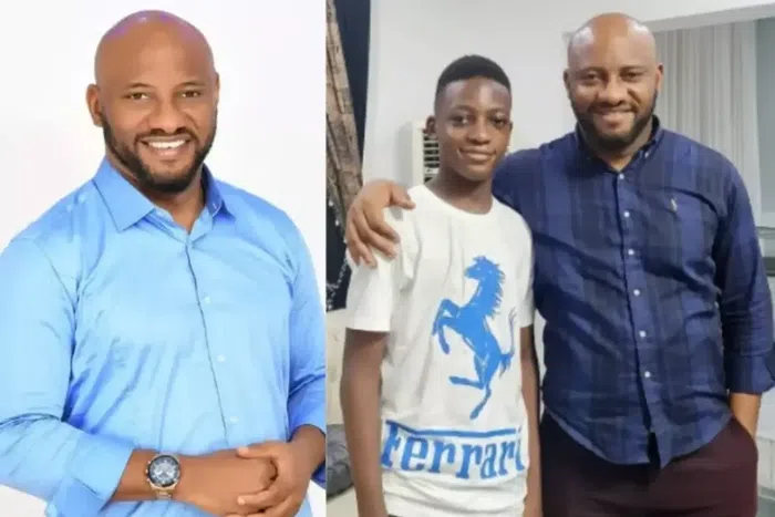Yul Edochie and First son