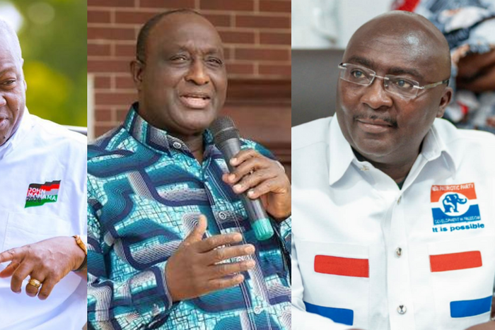John Mahama, Alan Kyerematen and Dr Mahamudu Bawumia