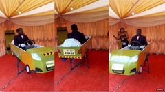 Watch how family of a Taxi Driver laid him in state during his funeral