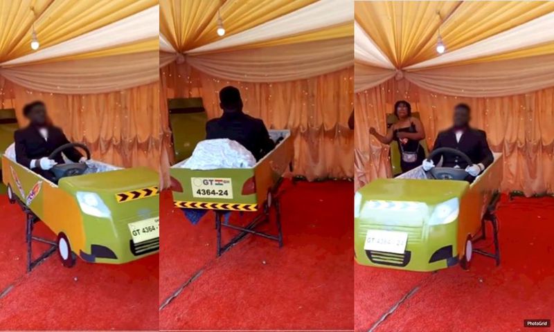 Watch how family of a Taxi Driver laid him in state during his funeral