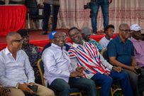 Dr Yaw Osei Adutwum with Dr Mahamudu Bawumia