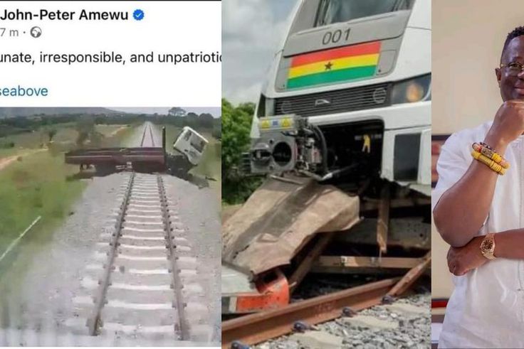 Train accident photo posted on my social media pages is a photoshop - Peter Amewu