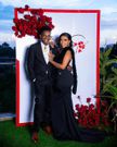 Comedian Eric Omondi with his fiancee Lynne Njihia (Instagram)