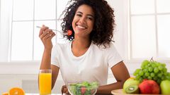Woman eating