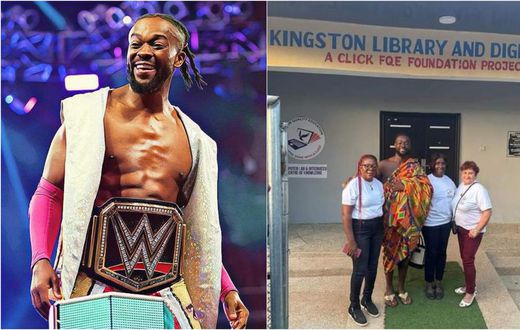 Kofi Kingston: WWE superstar builds Library and Digital Center in hometown in Ghana