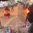 Chief and elders flee, festival ends as fetish priest mistakenly sets himself ablaze