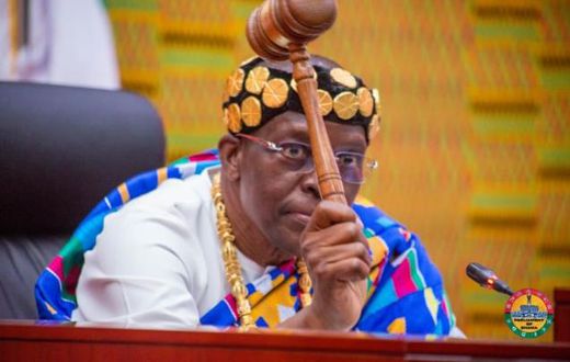 I'll start locking parliament door at 10 am; lateness is unacceptable - Speaker Bagbin