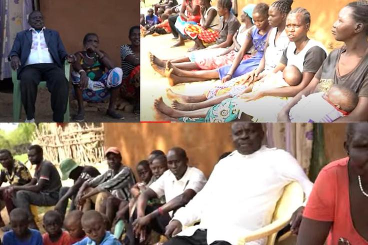‘I’m the happiest man alive' – Man with 8 wives, 50+ children who can't pay school fees