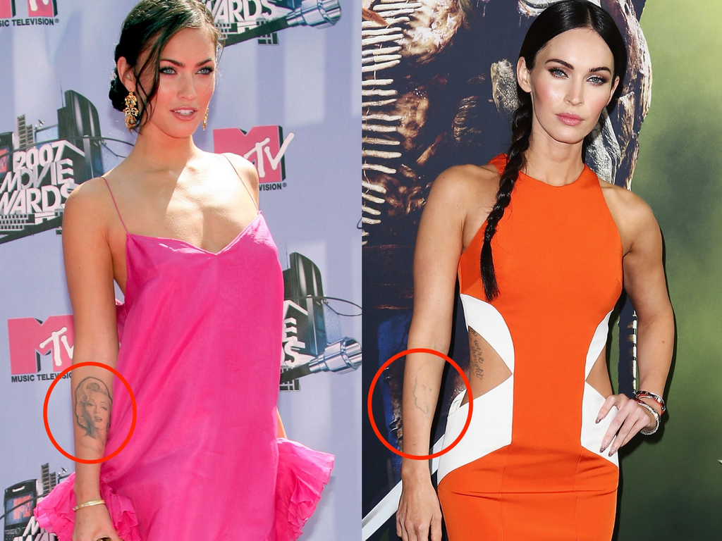 18 celebrities who had to cover up regrettable tattoos