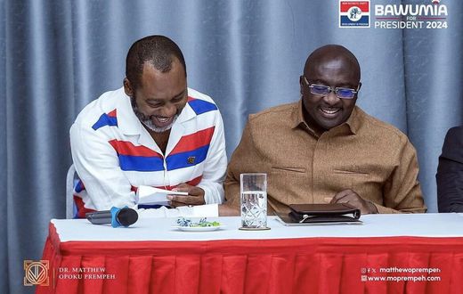 Dr. Matthew Opoku Prempeh and Dr Mahamudu Bawumia