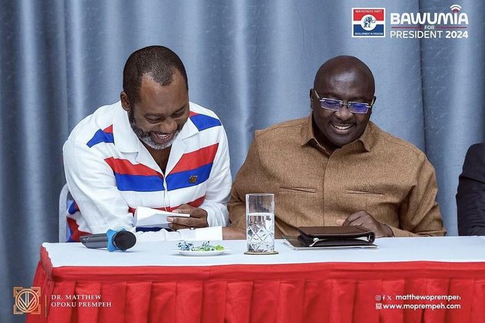 Dr. Matthew Opoku Prempeh and Dr Mahamudu Bawumia