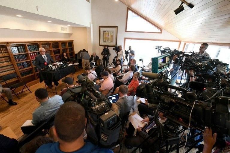 Kathryn Mayorga's attorney, Leslie Stovall, addressed reporters in Las Vegas about his client's rape accusation against Portuguese soccer star Cristiano Ronaldo